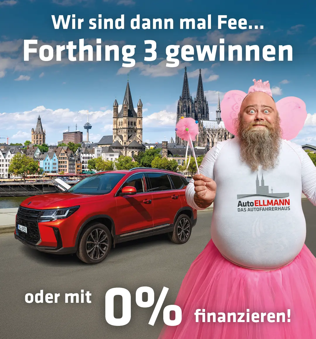 Forthing 3 gewinnen<br />
oder mit 0% finanzieren